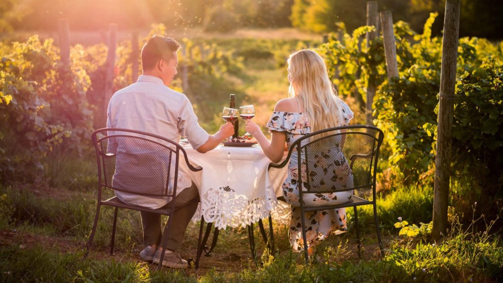 dégustation romantique